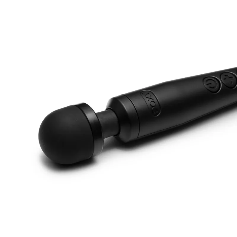 Вібромасажер Doxy3 USB-C Massager Matte Black, компактний ванд з кабелем Type-C
