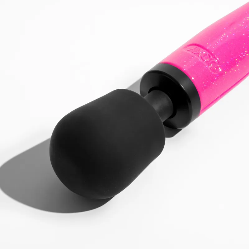 Вібромасажер Doxy Die Cast Massager Hot Pink, живлення 220В, металевий корпус