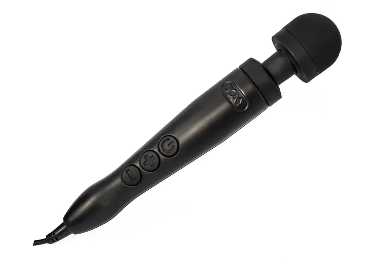 Вібромасажер DOXY Die Cast 3 Matt Black, металевий корпус, живлення 220В