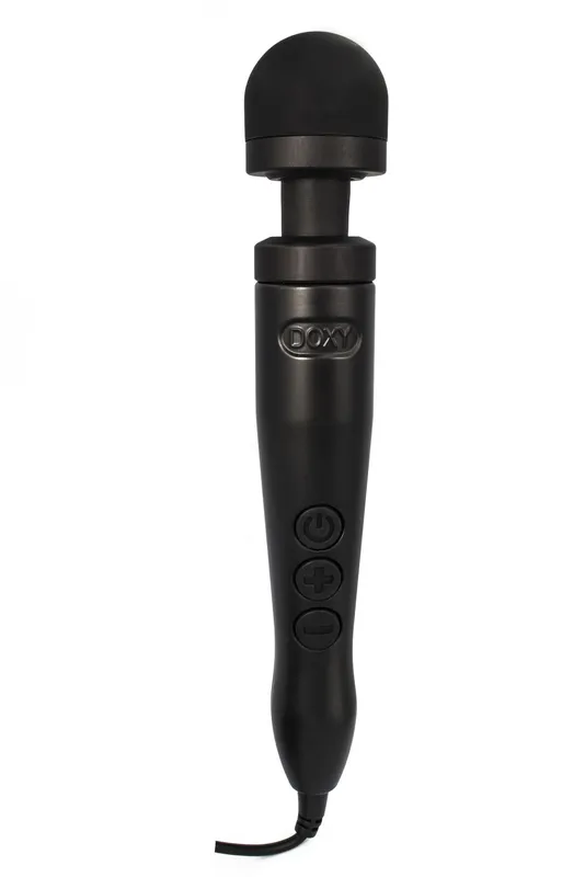 Вібромасажер DOXY Die Cast 3 Matt Black, металевий корпус, живлення 220В