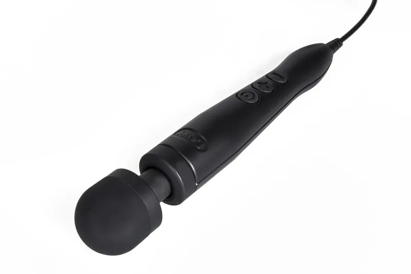 Вібромасажер DOXY Die Cast 3 Matt Black, металевий корпус, живлення 220В