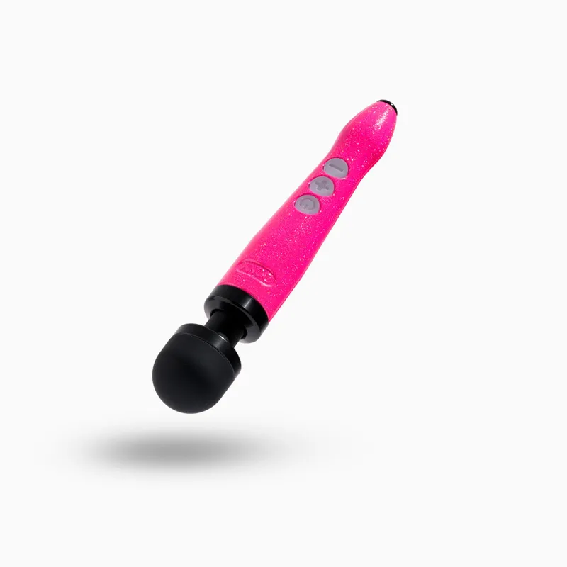 Вібромасажер DOXY Die Cast 3R Hot Pink, металевий корпус, перезаряджуваний