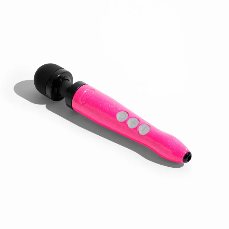 Вібромасажер DOXY Die Cast 3R Hot Pink, металевий корпус, перезаряджуваний