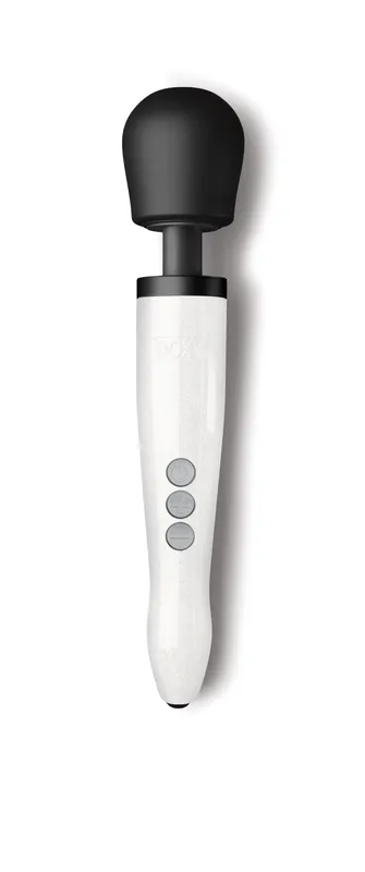 Вібромасажер DOXY Die Cast R Stardust White, бездротовий, до 9000 об/хв
