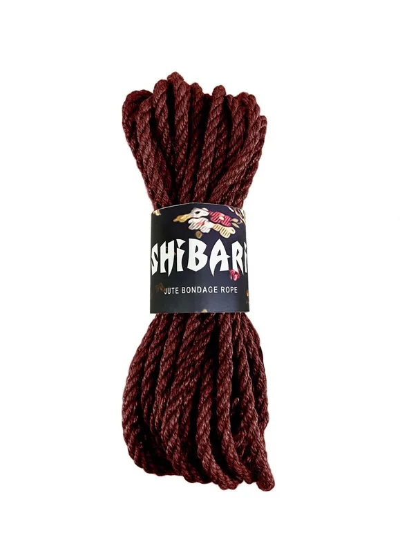 Джутова мотузка для шибарі Feral Feelings Shibari Rope, 8 м, коричнева