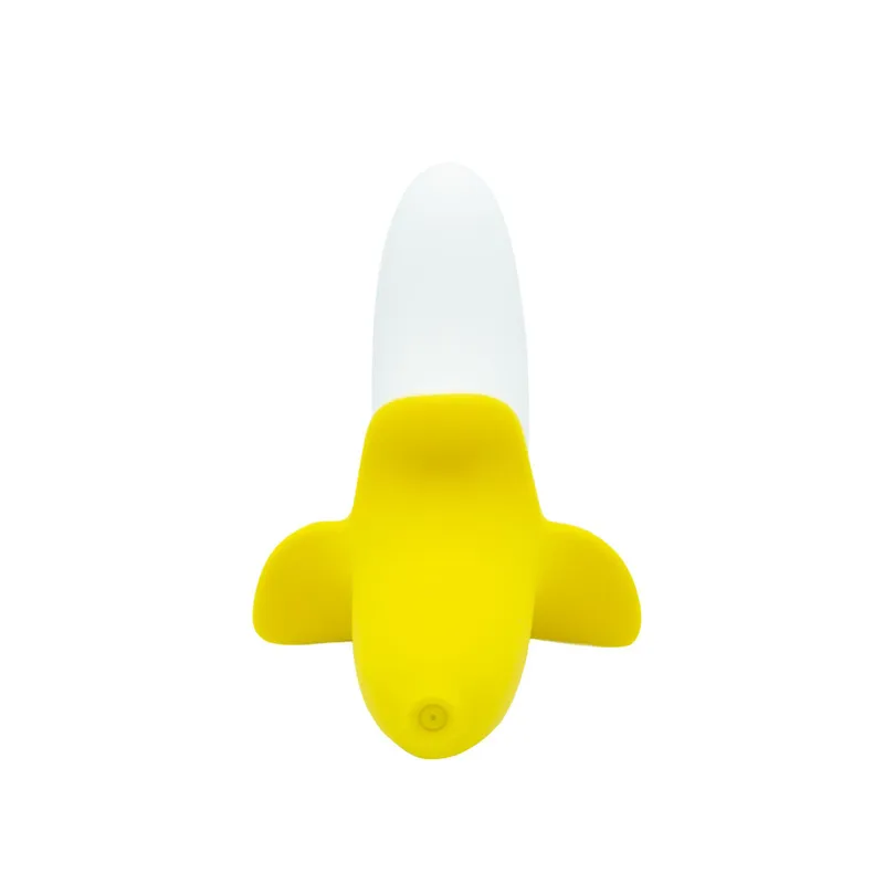 Вібратор-банан Banana Bliss Mini Silicone Vibrator, вагінально-кліторальна стимуляція