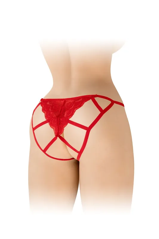 Мереживні трусики з доступом Fashion Secret Zoe Red