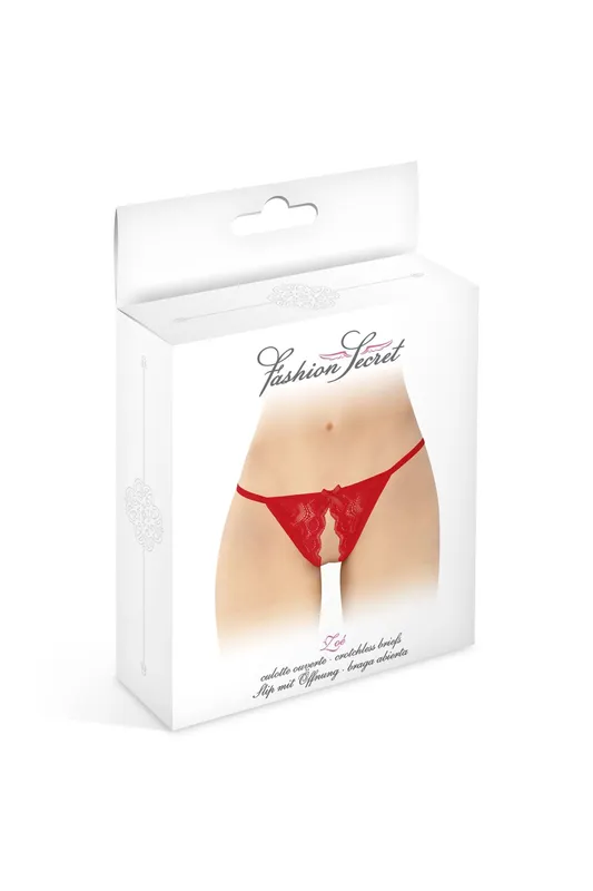 Мереживні трусики з доступом Fashion Secret Zoe Red