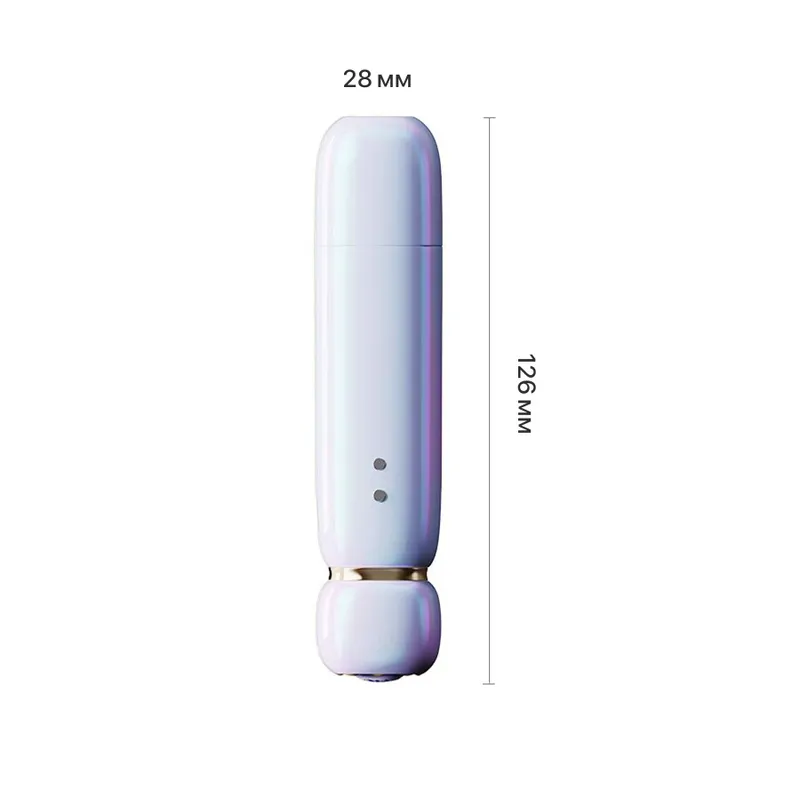 Вакуумний кліторальний стимулятор Zalo Lia Lavender Purple, 3 насадки
