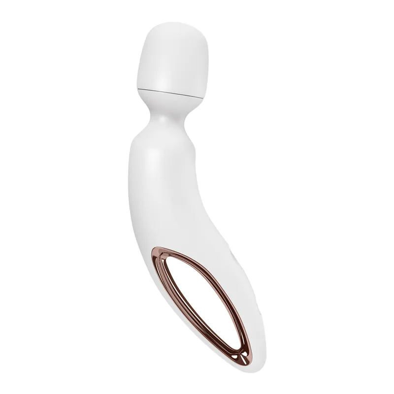 Вібромасажер-мікрофон Satisfyer Wand-erland (White/Rosegold)