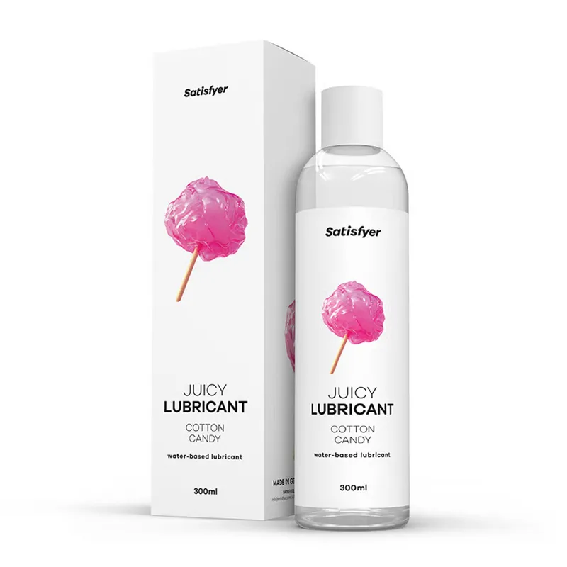 Лубрикант на водній основі Satisfyer Juicy Lubricant Cotton Candy 300 мл