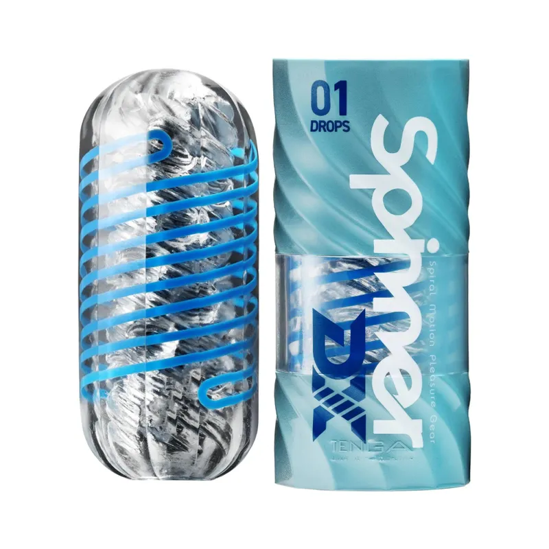 Мастурбатор Tenga Spinner DX 01 Drops зі спіральним рельєфом