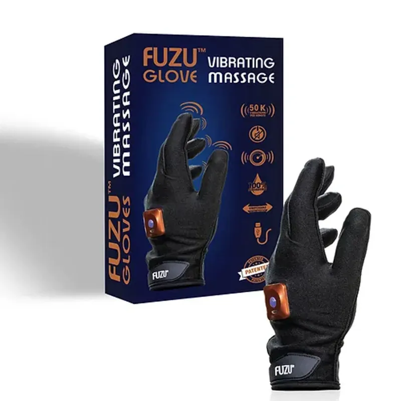 Віброрукавичка FUZU Gloves Vibrating Massage Left Hand, 11 режимів вібрації