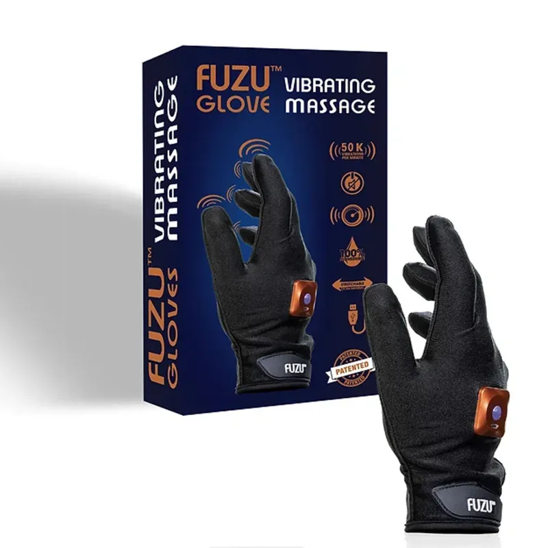Віброрукавичка FUZU Gloves Vibrating Massage Right Hand, 11 режимів