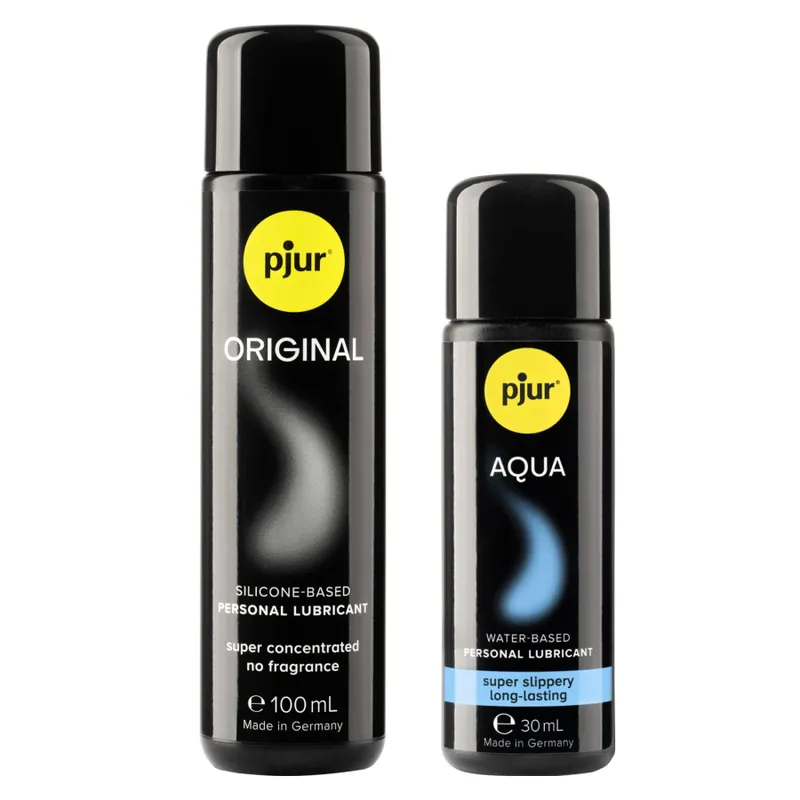 Набір лубрикантів Pjur 30th Anniversary Gift Set: Original 100 мл та Aqua 30 мл