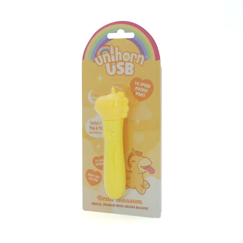 Вібропуля Unihorn USB Bullet Bean Blossom, дизайн єдинорога