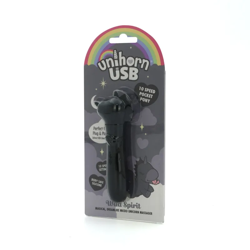 Вібропуля Unihorn USB Bullet «Wild Spirit» з дизайном єдинорога