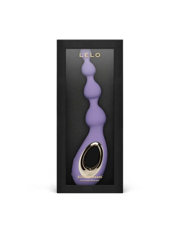 Анальне намисто з вібрацією LELO Soraya Beads Violet Dusk, різний діаметр намистин, 8 режимів