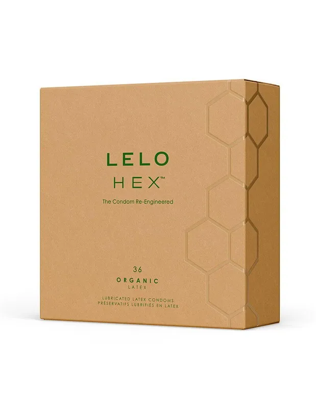 Презервативи LELO HEX Condoms Organic, 36 шт.