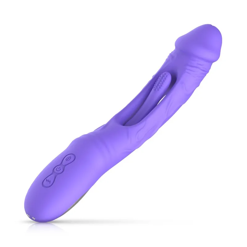 Вібратор для точки G Good Vibes Only – Flax Vibrating Dildo