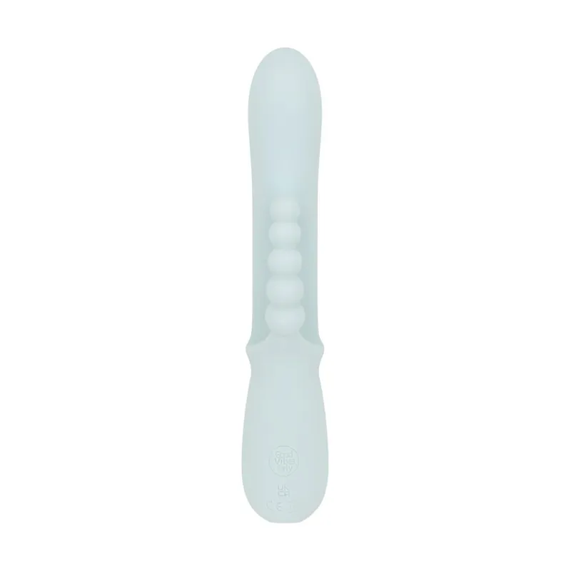 Тройний вібратор Good Vibes Only – SAGE Triple Stimulation Vibe Soft Silicone – Blue