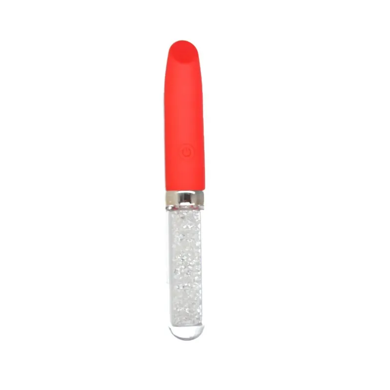 Вібратор Petites Lil’ Glamour Vibrator, BMS, червоний