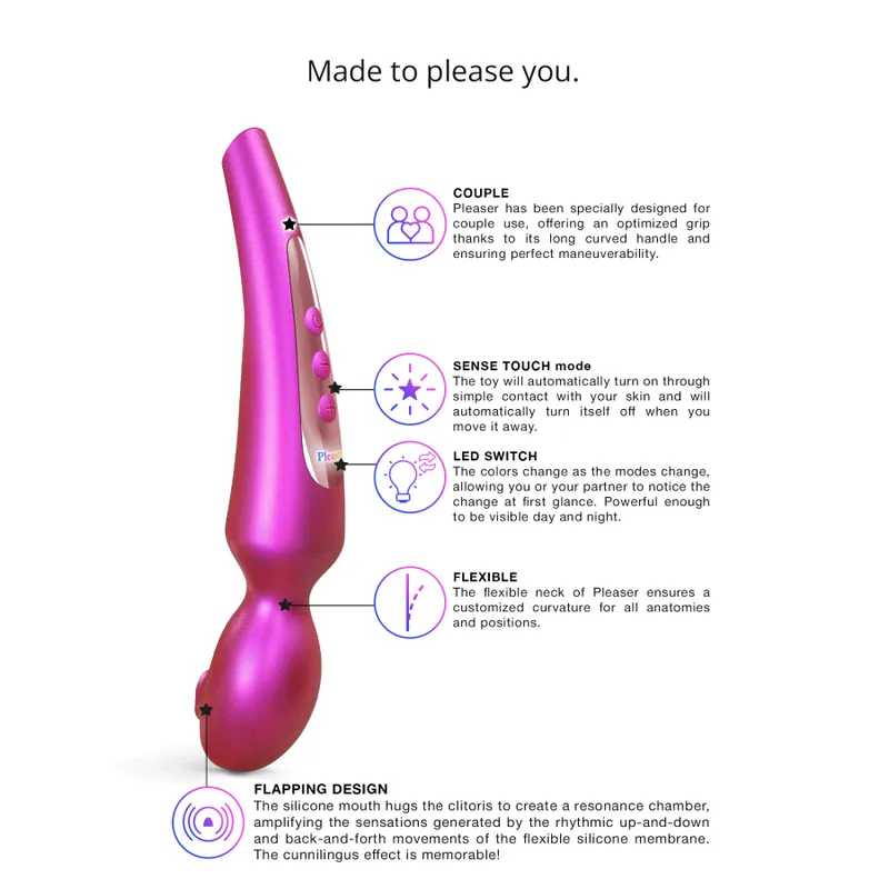 Стимулятор для клітора Love To Love Pleaser Iridescent Berry