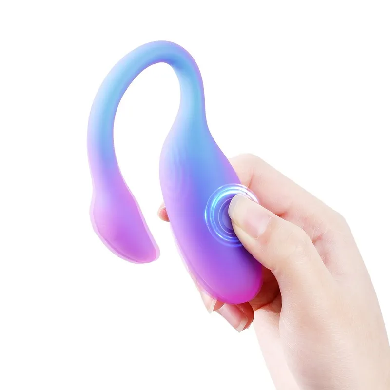 Смарт-віброяйце Magic Motion Flamingo Max Blue, 2 в 1: віброяйце та тренажер Кегеля