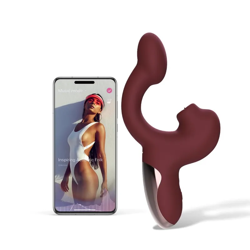Смарт-вібратор Magic Motion Ponder Red — подвійна стимуляція, віброяйце та язичок для клітора