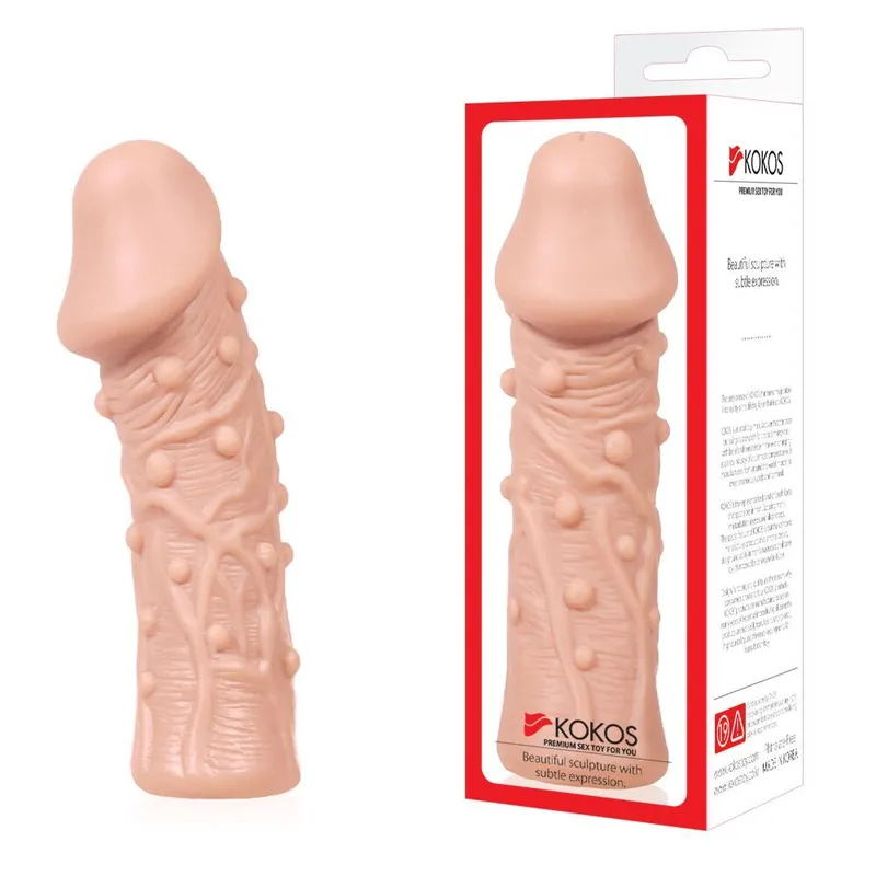 Насадка на член Kokos Extreme Sleeve ES.06, розмір S, потовщувальна
