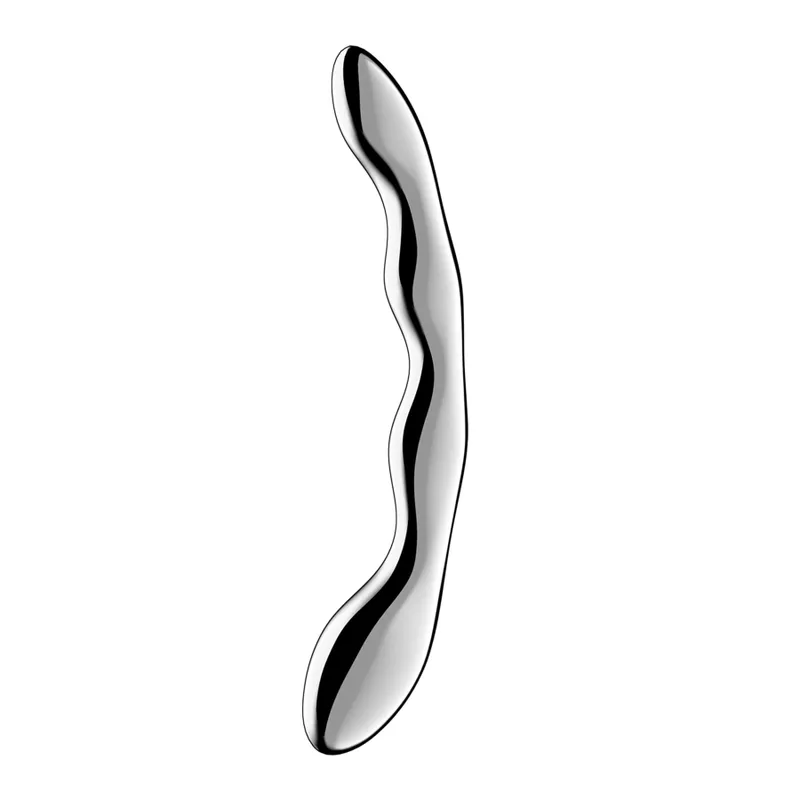 Металевий дилдо Satisfyer Cosmic Crest 2, двосторонній