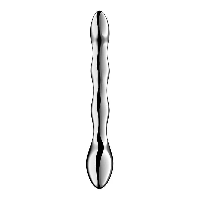 Металевий дилдо Satisfyer Cosmic Crest 2, двосторонній
