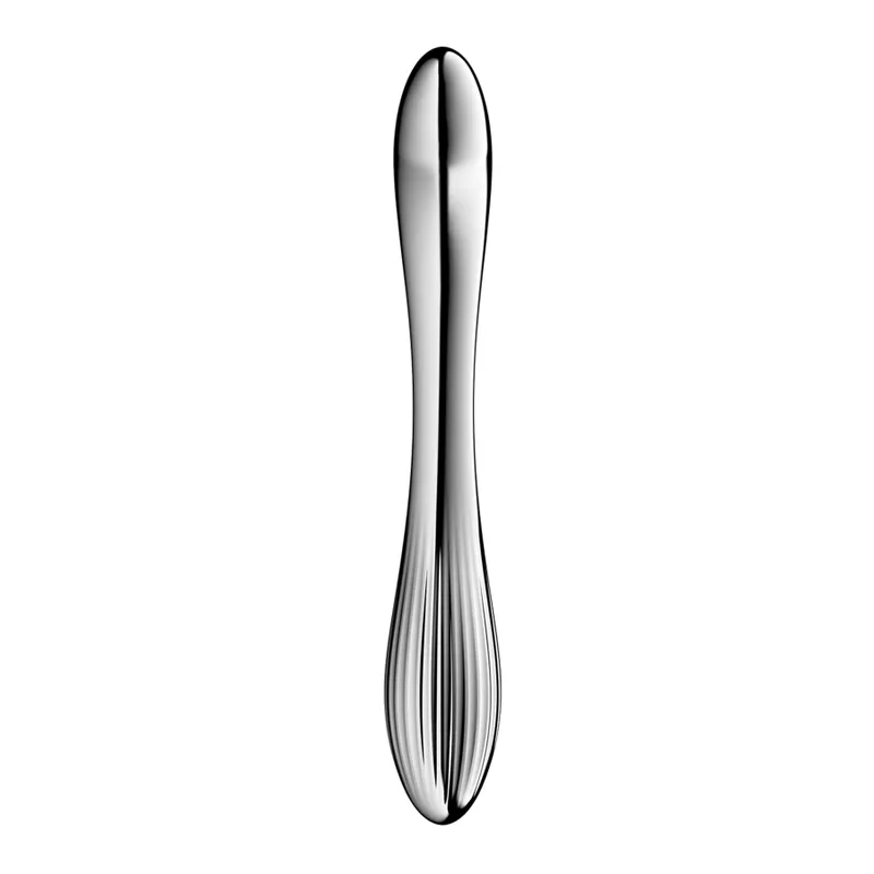 Металевий дилдо Satisfyer Pure Gravity 1, двосторонній, 939 г