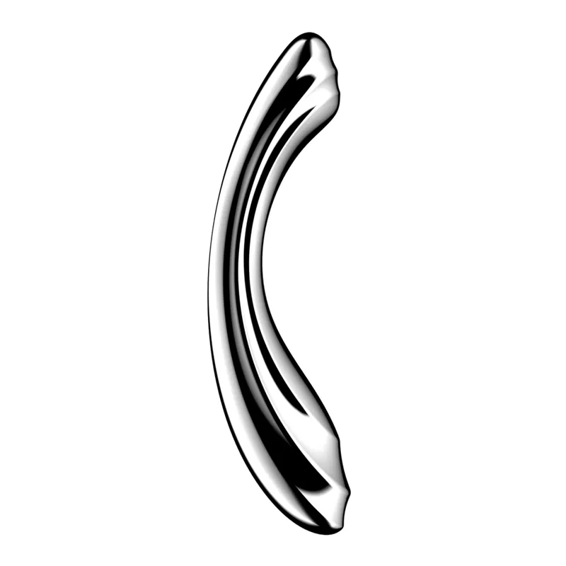 Металевий дилдо Satisfyer Pure Gravity 2, двосторонній, з можливістю нагрівання й охолодження