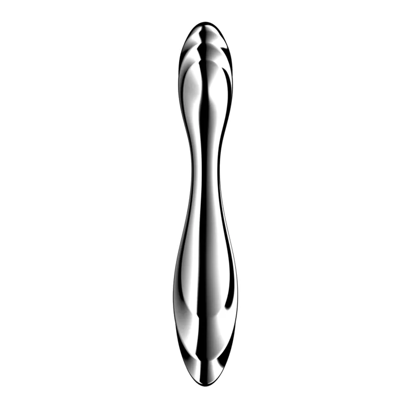 Металевий дилдо Satisfyer Pure Gravity 2, двосторонній, з можливістю нагрівання й охолодження