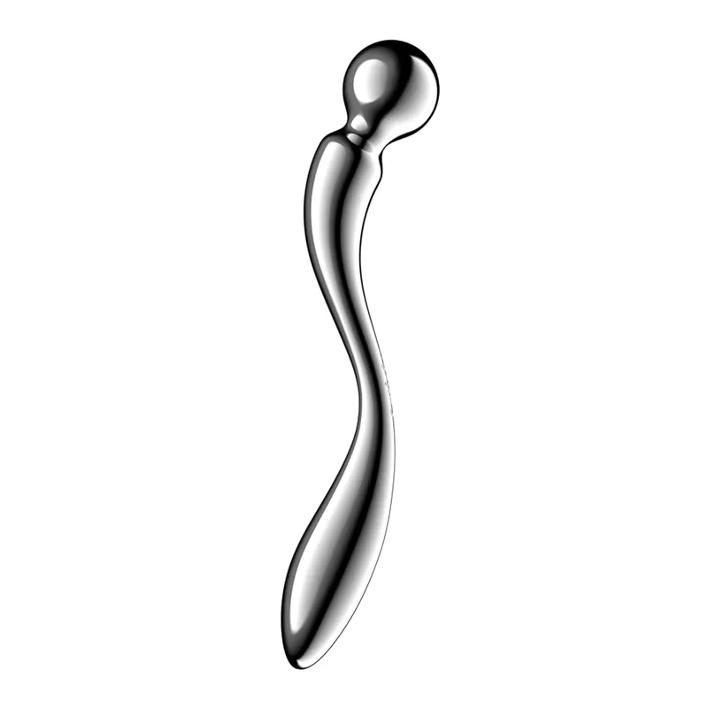 Металевий дилдо Satisfyer Star Force 2, двосторонній, з нагріванням та охолодженням