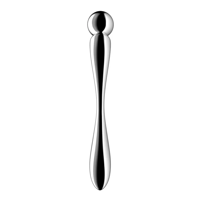 Металевий дилдо Satisfyer Star Force 2, двосторонній, з нагріванням та охолодженням