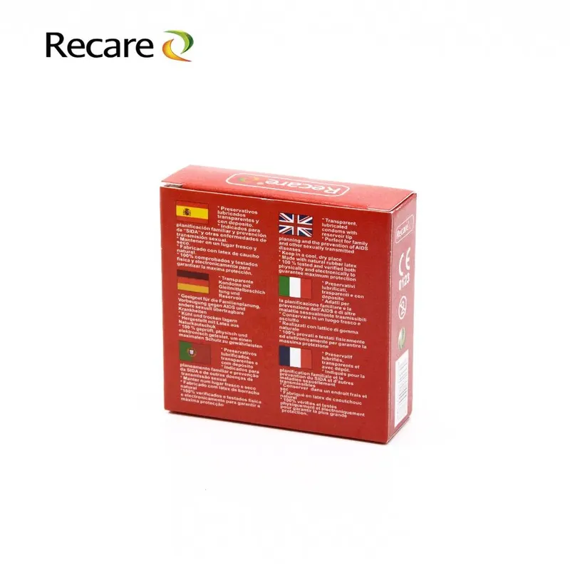 Презервативи Recare Cola Dotted&Ribbed Condoms 3 шт, латекс, аромат Кола