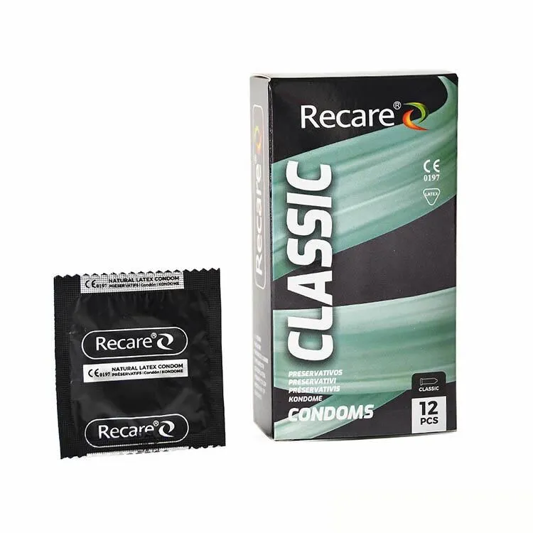 Презервативи Recare Holographic Classic, 12 шт, латексні