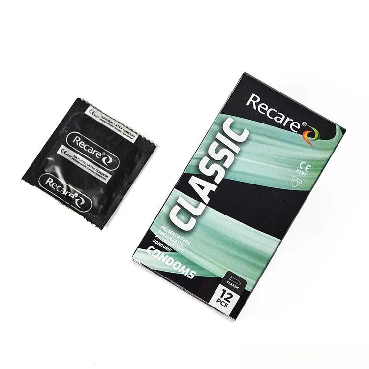 Презервативи Recare Holographic Classic, 12 шт, латексні