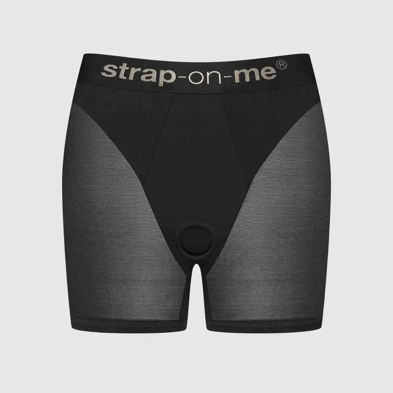 Шорти з фіксацією дилдо Strap-On-Me Harness Lingerie Halo – S – Black