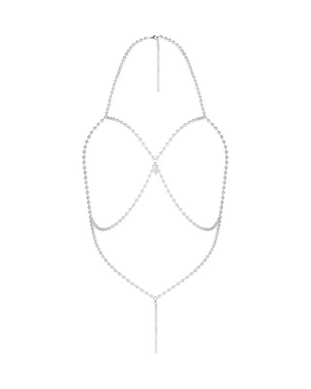 Прикраса на груди Obsessive Lyxa jewelry cupless bra