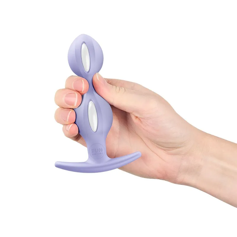 Анальні кульки Fun Factory B BALLS DUO Purple, діаметр 3,2 та 3,6 см