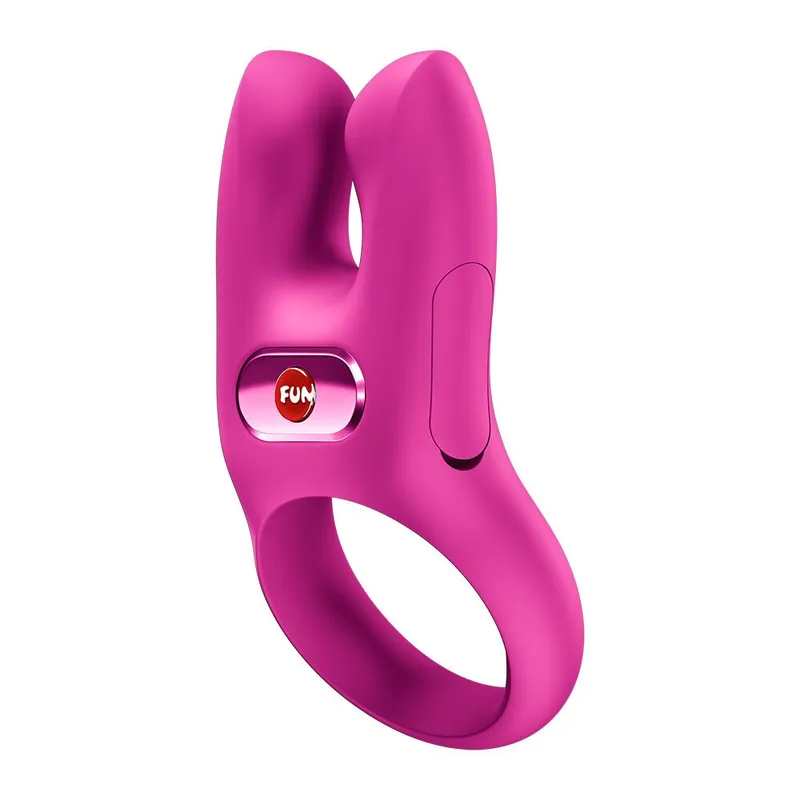 Ерекційне віброкільце Fun Factory NŌS CLASSIC Magenta з подвійною стимуляцією клітора