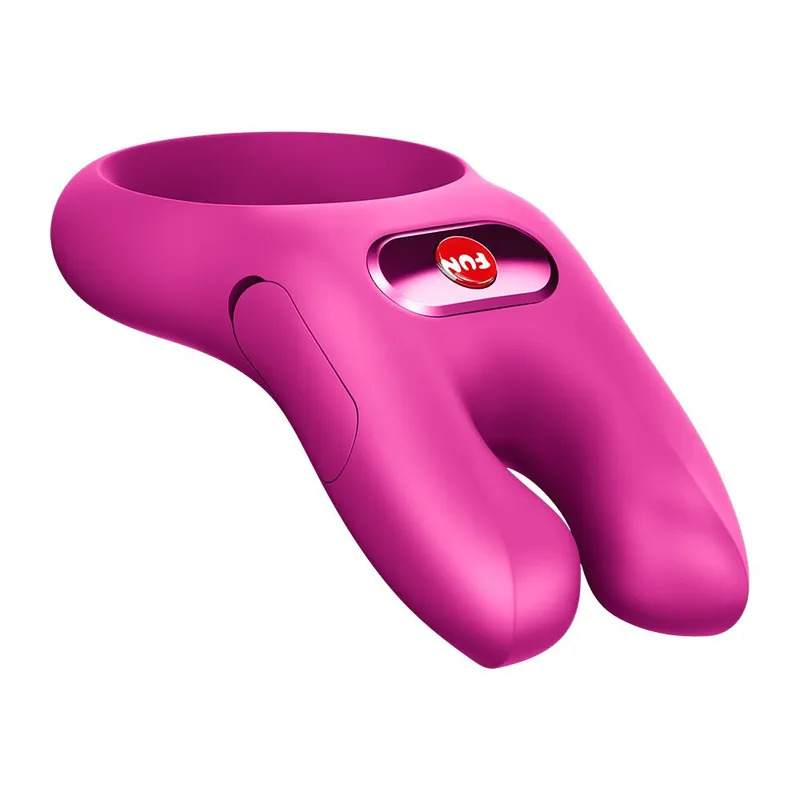 Ерекційне віброкільце Fun Factory NŌS CLASSIC Magenta з подвійною стимуляцією клітора