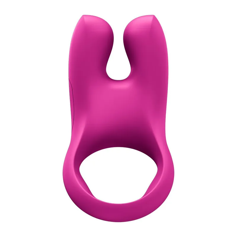 Ерекційне віброкільце Fun Factory NŌS CLASSIC Magenta з подвійною стимуляцією клітора