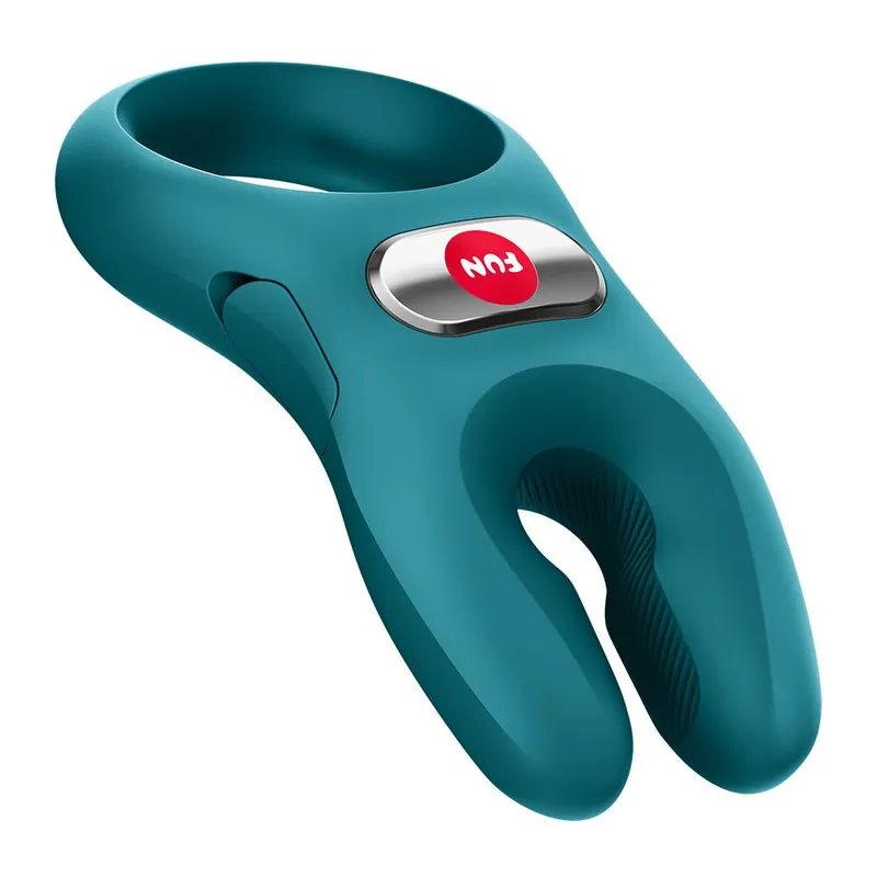 Ерекційне віброкільце Fun Factory NŌS PRO Bottle Green, 2 мотори