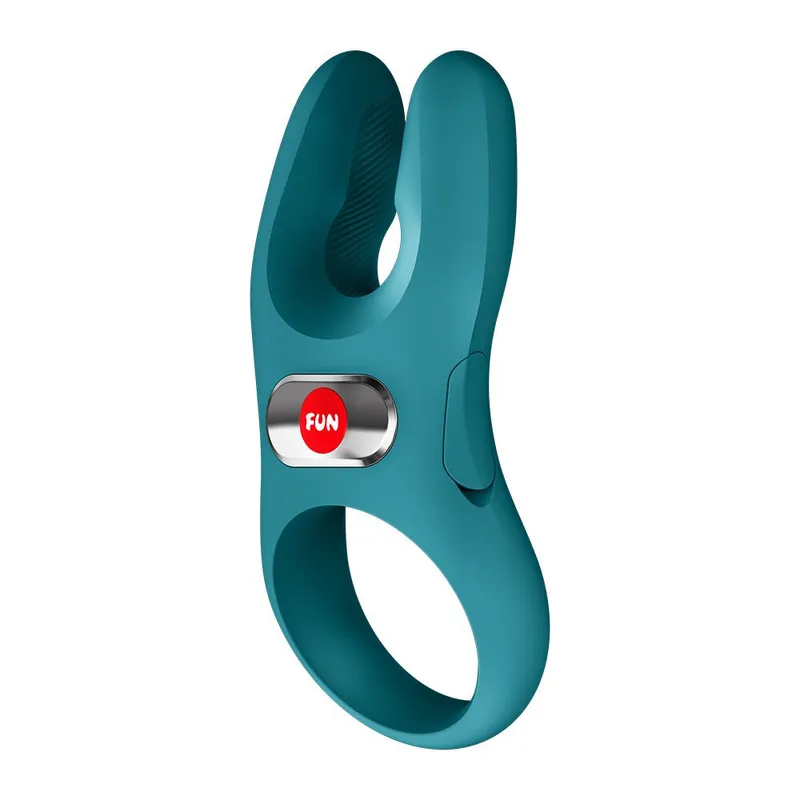 Ерекційне віброкільце Fun Factory NŌS PRO Bottle Green, 2 мотори