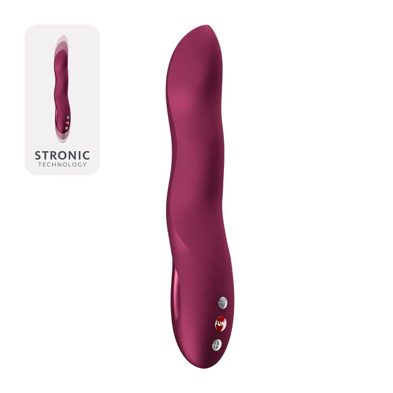 Пульсатор для точки G Fun Factory Stronic Wave Wine Red, 10 режимів
