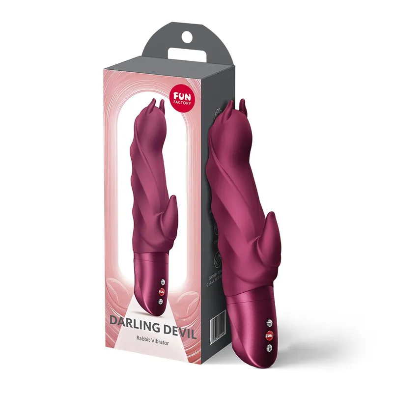 Вібратор-кролик Fun Factory Darling Devil Wine Red